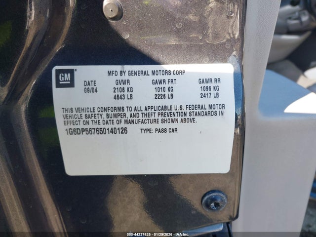 2005 CADILLAC CTS 1G6DP567650140126 Photo 8