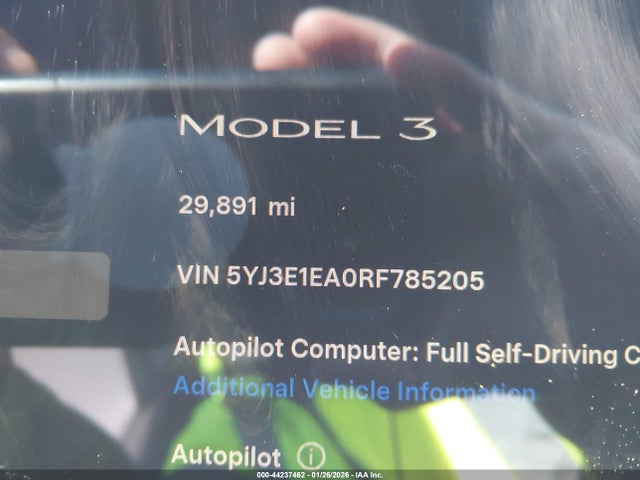 2024 TESLA MODEL 3 5YJ3E1EA0RF785205 Photo 6
