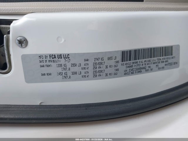2C4RC1DGXHR840462 Chrysler Pacifica Touring