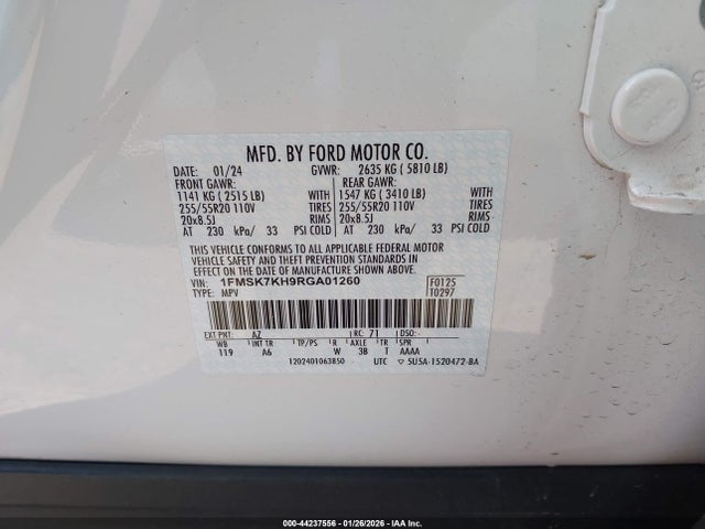 Ford Explorer St-line 2024 1FMSK7KH9RGA01260 Image 9