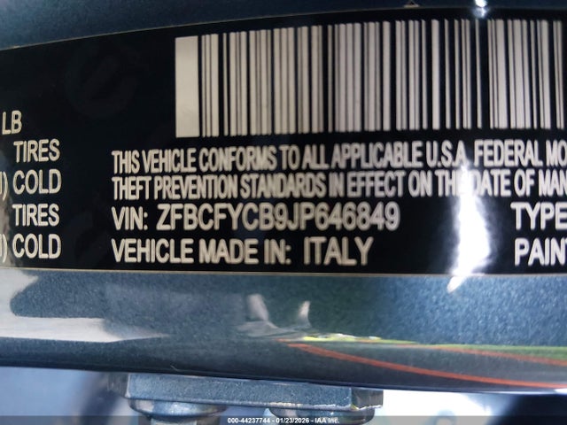 Fiat 500x Urbana Awd 2018 ZFBCFYCB9JP646849 Image 9