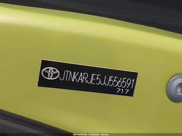 JTNKARJE5JJ556591 Toyota COROLLA IM