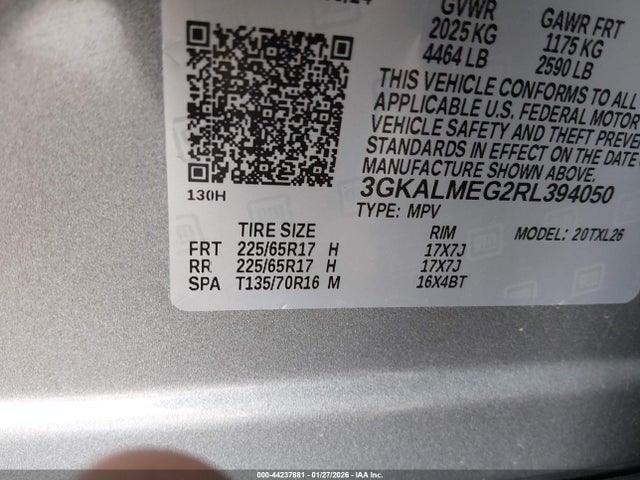 Продаж на аукціоні авто 2024 Gmc Terrain Fwd Sle, vin: 3GKALMEG2RL394050, номер лоту: 44237881