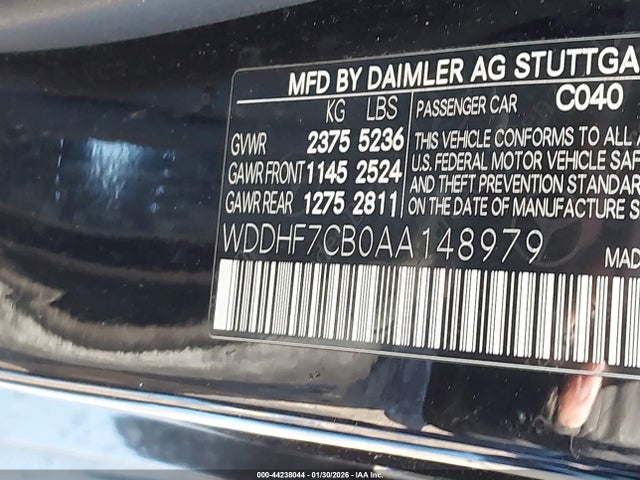 2010 MERCEDES-BENZ E 550 WDDHF7CB0AA148979 Photo 8