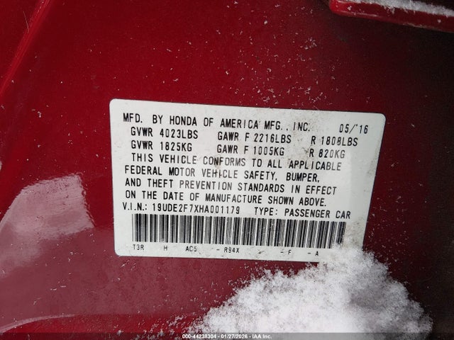 2017 ACURA ILX 19UDE2F7XHA001179 Photo 8