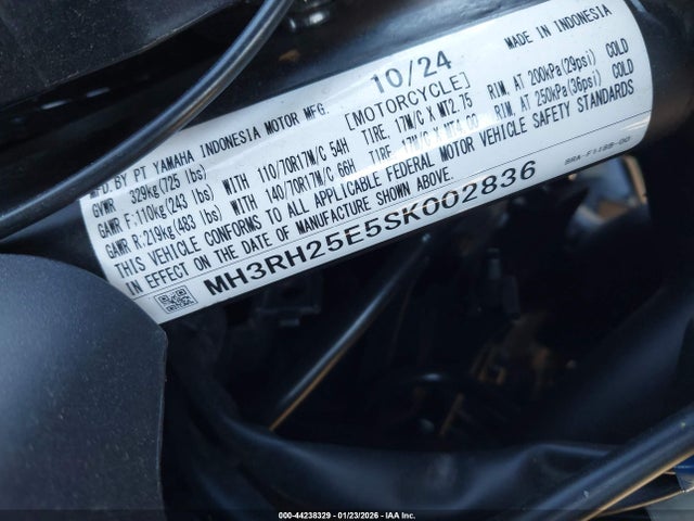 Yamaha Yfz320 A 2025 MH3RH25E5SK002836 Image 10