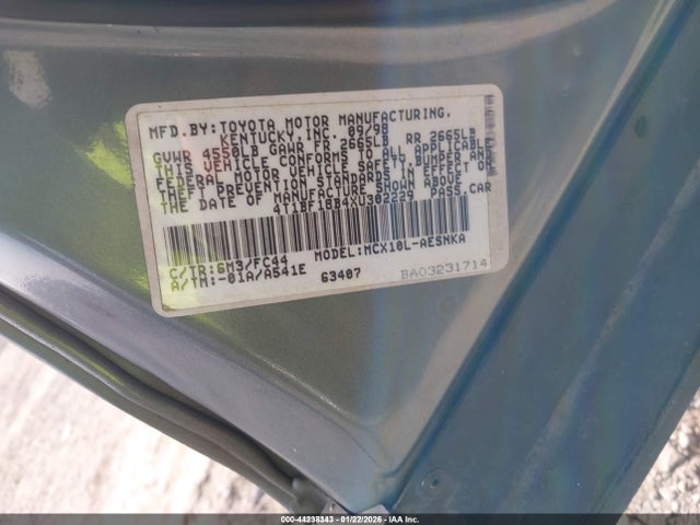 1999 TOYOTA AVALON 4T1BF18B4XU302229 Photo 8