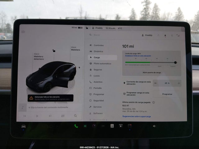 7SAYGDED7PF968631 Tesla Model Y Rwd