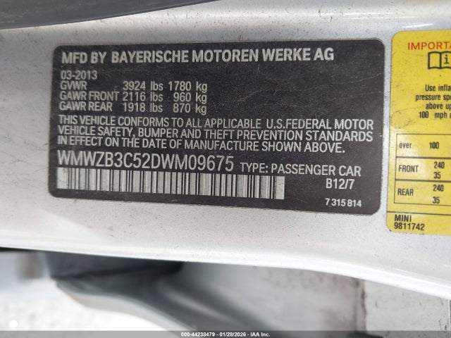 2013 MINI COUNTRYMAN WMWZB3C52DWM09675 Photo 8