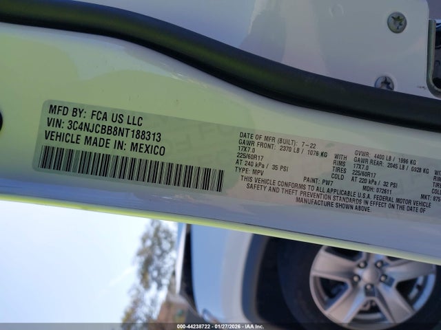 Jeep Compass Latitude Fwd 2022 3C4NJCBB8NT188313 Image 9