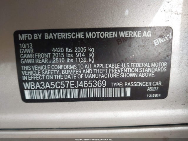 2014 BMW 328I WBA3A5C57EJ465369 Photo 8