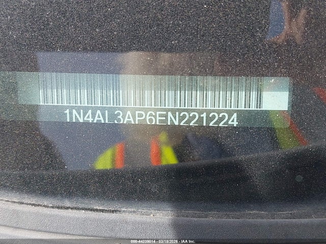1N4AL3AP6EN221224 Nissan Altima 2.5 S