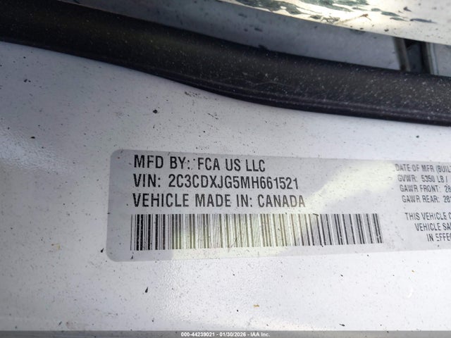 2021 DODGE CHARGER 2C3CDXJG5MH661521 Photo 8