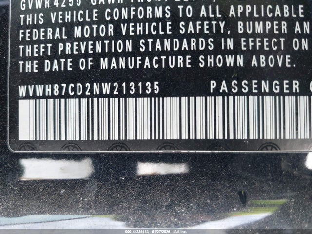 2022 VOLKSWAGEN GOLF GTI WVWH87CD2NW213135 Photo 8