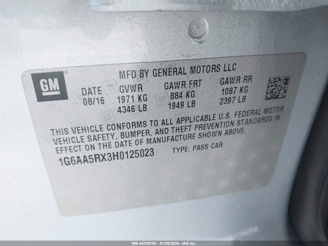 2017 CADILLAC ATS 1G6AA5RX3H0125023 Photo 8