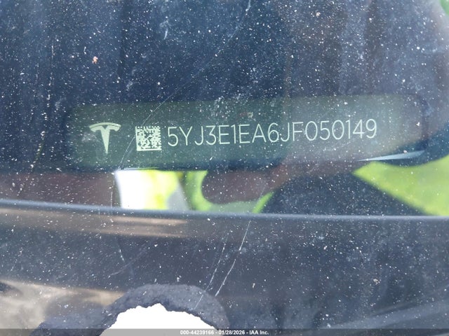2018 TESLA MODEL 3 5YJ3E1EA6JF050149 Photo 8
