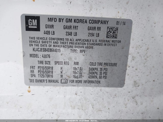 2014 BUICK ENCORE KL4CJESB4EB644015 Photo 8