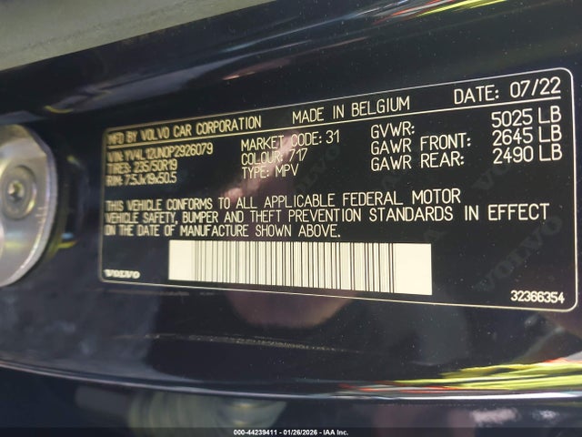 2023 VOLVO XC40 YV4L12UN0P2926079 Photo 8