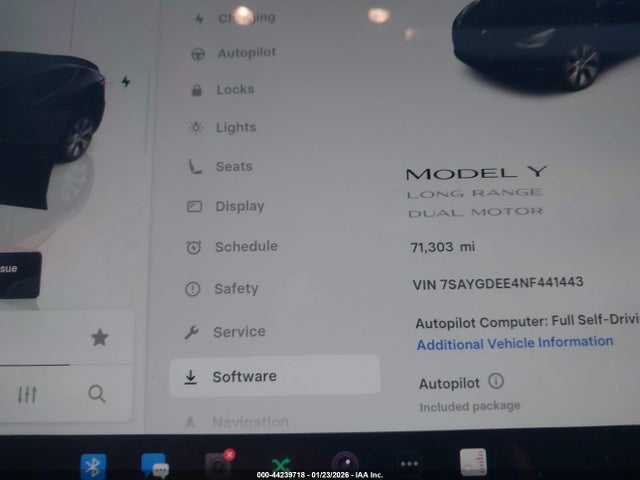 2022 TESLA MODEL Y 7SAYGDEE4NF441443 Photo 6