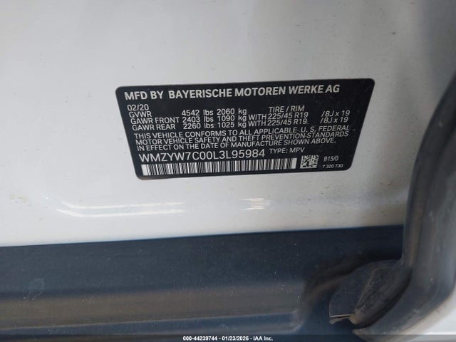 2020 MINI COUNTRYMAN WMZYW7C00L3L95984 Photo 8