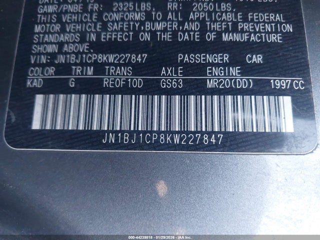 2019 NISSAN ROGUE SPORT JN1BJ1CP8KW227847 Photo 8