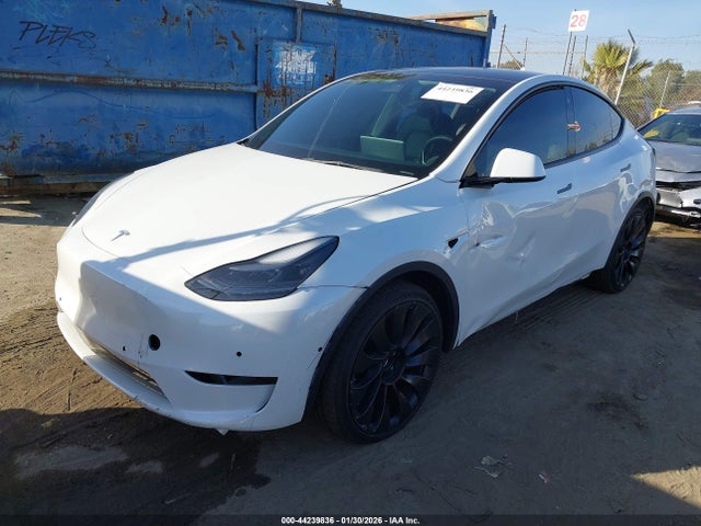 2022 TESLA MODEL Y 7SAYGDEFXNF484838 Photo 1