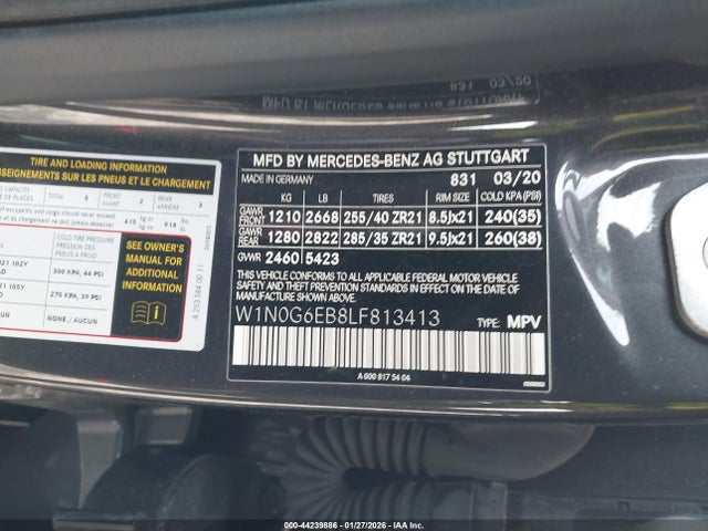 2020 MERCEDES-BENZ AMG GLC 43 W1N0G6EB8LF813413 Photo 8