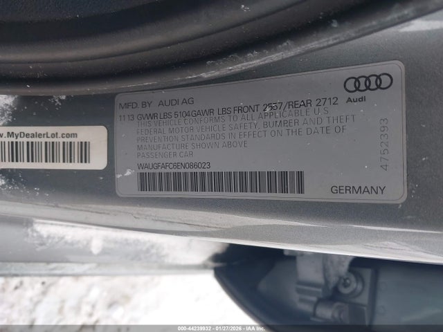 2014 AUDI A6 WAUGFAFC6EN086023 Photo 8
