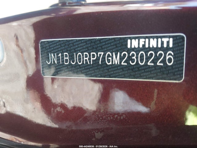 JN1BJ0RP7GM230226 Infiniti QX50