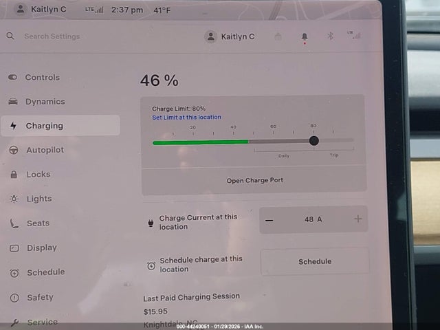 Продажа на аукционе авто 2018 Tesla Model 3 Long Range/mid Range, vin: 5YJ3E1EA5JF060414, номер лота: 44240051