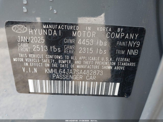 Hyundai SONATA SEL 2025 KMHL64JA7SA482873 Image 9