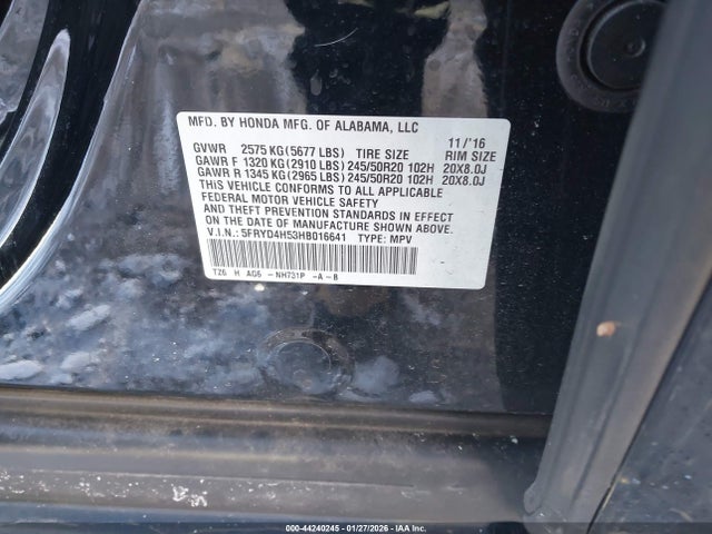 2017 ACURA MDX 5FRYD4H53HB016641 Photo 8