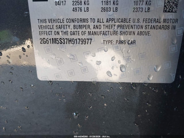 2017 CADILLAC XTS 2G61M5S37H9179977 Photo 8