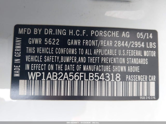 2015 PORSCHE MACAN WP1AB2A56FLB54318 Photo 8