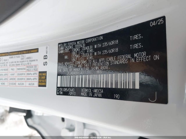 JTJABABB6SA011355 Lexus Rz 300e Premium