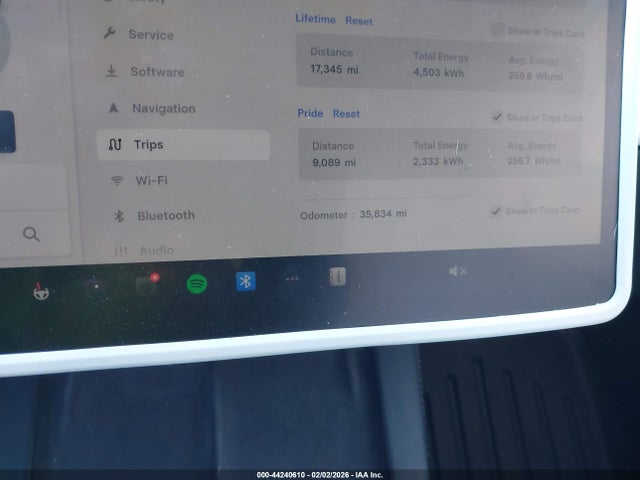44240610 :رقم المزاد ، 7SAYGDEE7RA254927 vin ، 2024 Tesla Model Y Long Range Dual Motor All-wheel Drive مزاد بيع
