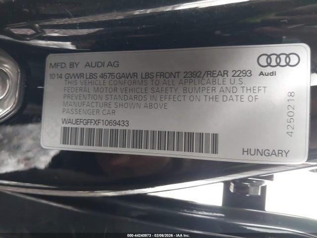 2015 AUDI A3 WAUEFGFFXF1069433 Photo 8
