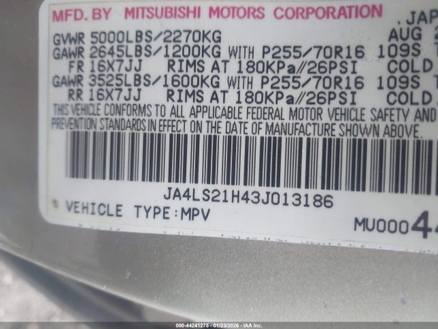 2003 MITSUBISHI MONTERO SPORT JA4LS21H43J013186 Photo 8