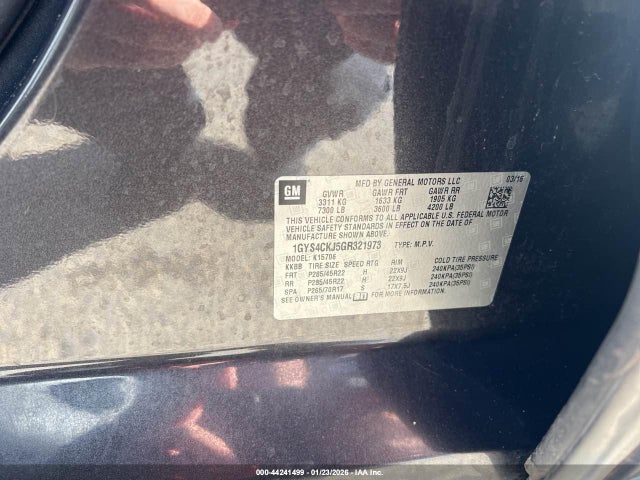 Продажа на аукционе авто 2016 Cadillac Escalade Premium Collection, vin: 1GYS4CKJ5GR321973, номер лота: 44241499