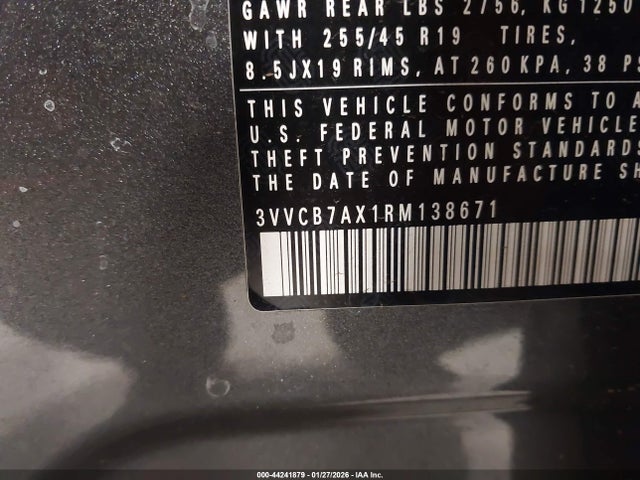 2024 VOLKSWAGEN TIGUAN 3VVCB7AX1RM138671 Photo 8