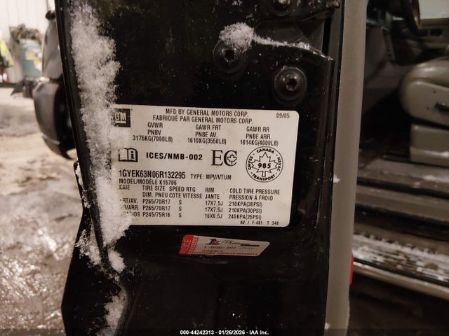 2006 CADILLAC ESCALADE 1GYEK63N06R132295 Photo 8