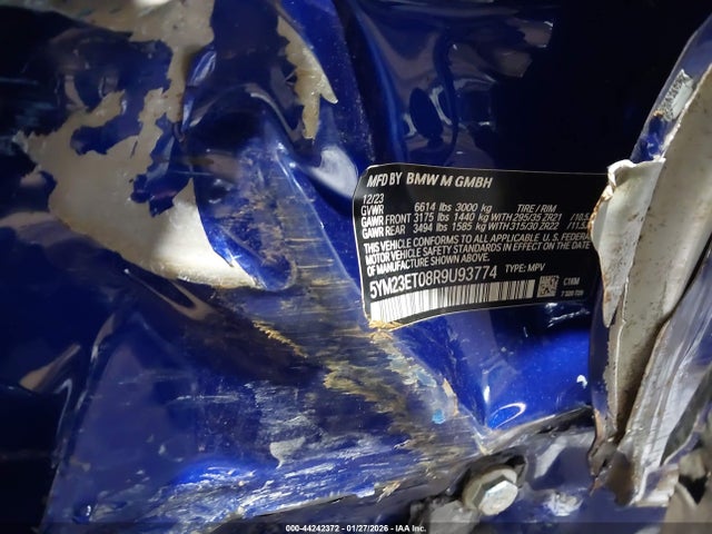 5YM23ET08R9U93774 BMW X6 M