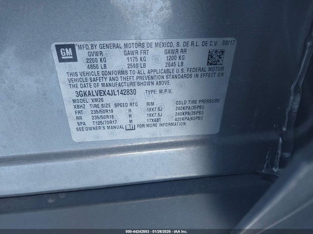 GMC Terrain Slt 2018 3GKALVEX4JL142830 Image 9