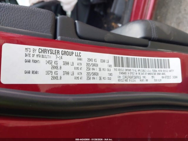 Jeep Grand Cherokee Altitude 2015 1C4RJFAGXFC607016 Image 9