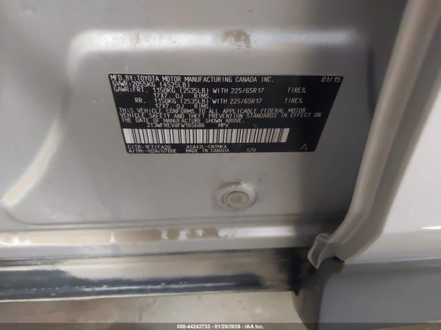 Toyota Rav4 Xle 2015 2T3WFREV8FW165686 Image 9
