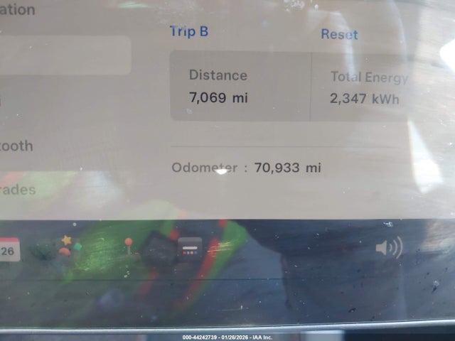 44242739 :رقم المزاد ، 5YJ3E1EA0NF310728 vin ، 2022 Tesla Model 3 Rear-wheel Drive مزاد بيع