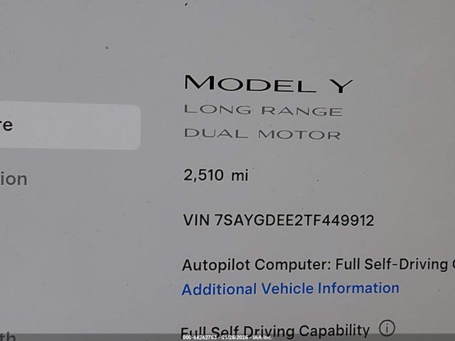 Tesla Model Y 2026 7SAYGDEE2TF449912 Image 14