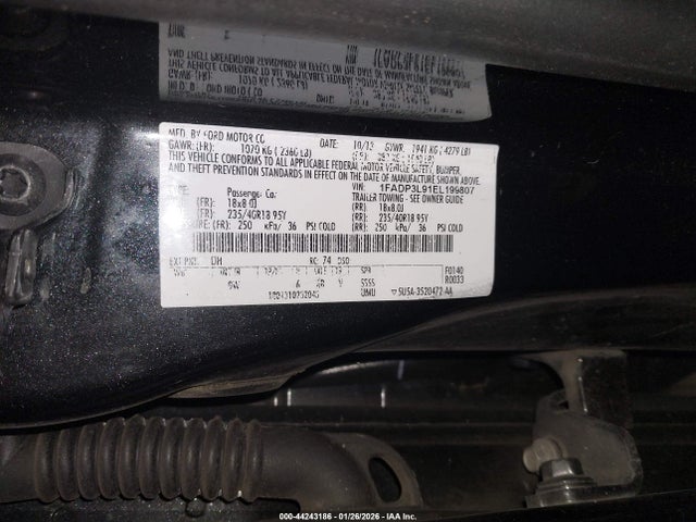 1FADP3L91EL199807 Ford FOCUS ST