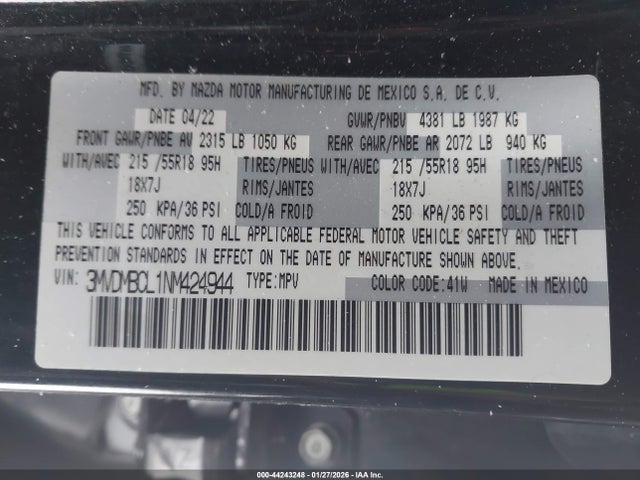 2022 MAZDA CX-30 3MVDMBCL1NM424944 Photo 8