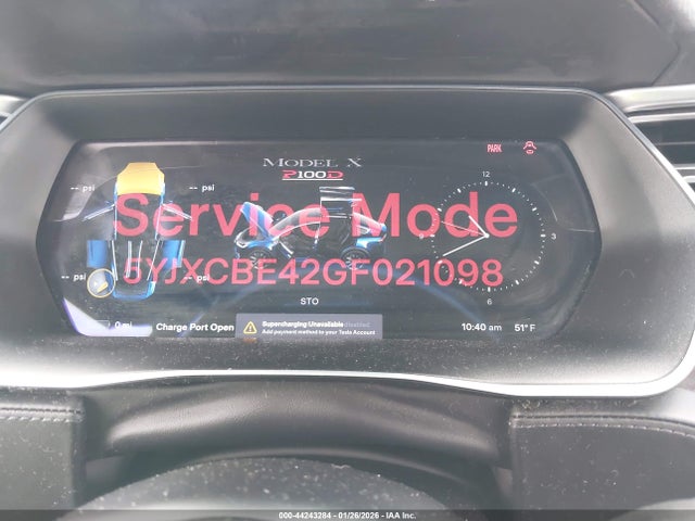 2016 TESLA MODEL X 5YJXCBE42GF021098 Photo 6